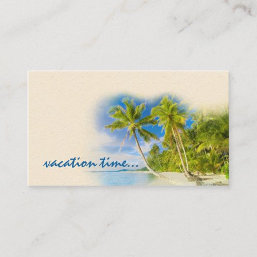 Exotic Travel Agency Business Card