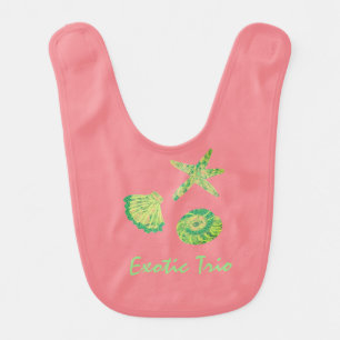 Exotic Trio Baby Bib
