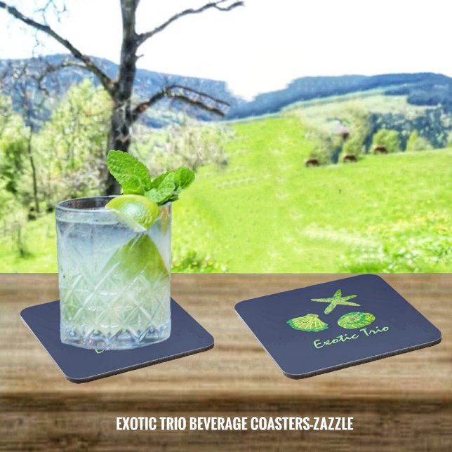 Exotic Trio  Beverage Coaster (Creator Uploaded)