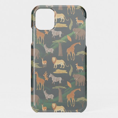Exotic Tropical Animal in The Jungle iPhone 11 Case