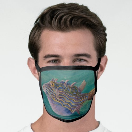 Exotic Tropical Fish Underwater Marianne North Face Mask