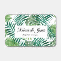 Exotic Tropical Palm Leaves Greenery Wedding Favor Matchboxes | Zazzle