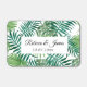 Exotic Tropical Palm Leaves Greenery Wedding Favor Matchboxes | Zazzle