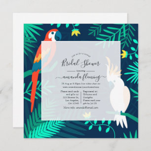 Exotic Tropical Virtual Shower Invitation