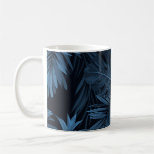 Exotic tropical vrctor background with hawaiian pl coffee mug