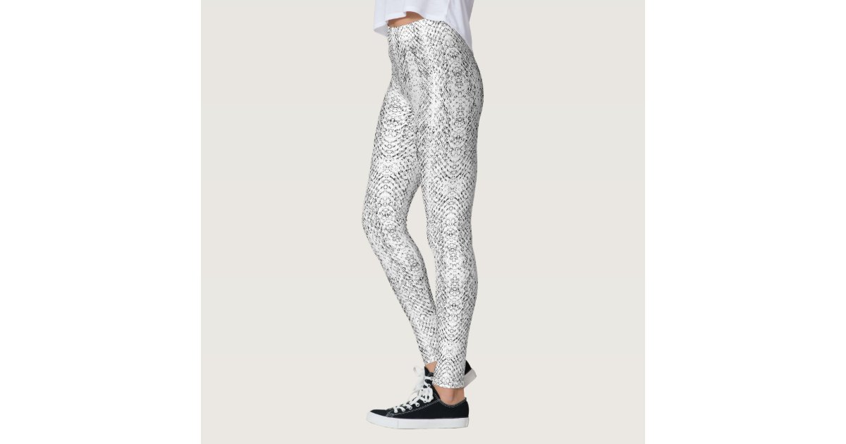 Brown Anaconda Snakeskin Leggings, Zazzle