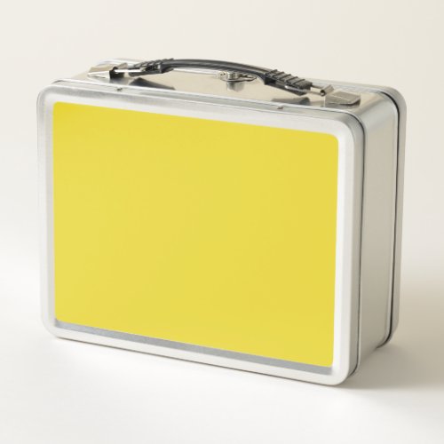 Exotic Yellow Metal Lunch Box