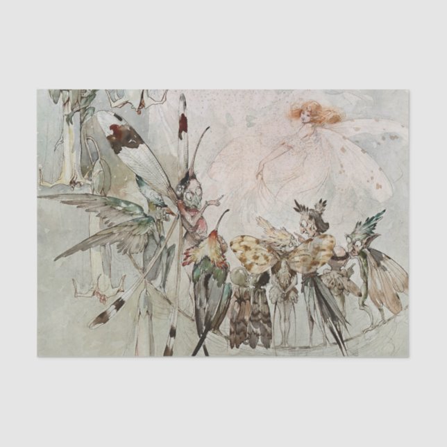 “Exotics at Play” by A Duncan Carse Tissue Paper (Front)