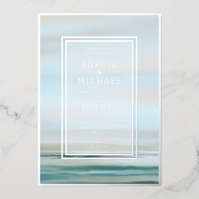 exp Wedding Invite Photo Template  (Front)