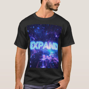 EXPAND - Digital Universe Big Bang Cyberpunk Tech T-Shirt