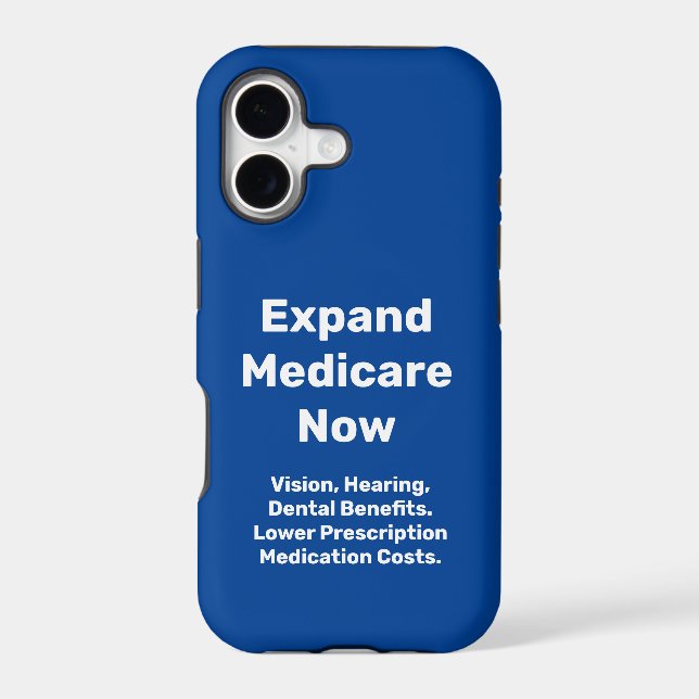 Expand Medicare Now Iphone Case (Back)