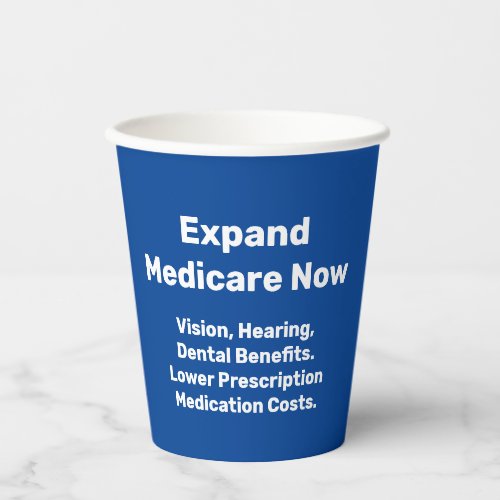 Expand Medicare Now Paper Cups