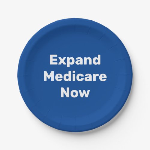 Expand Medicare Now Paper Plates