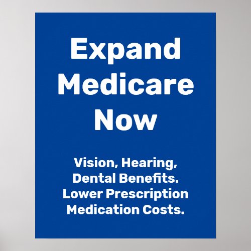 Expand Medicare Now Poster
