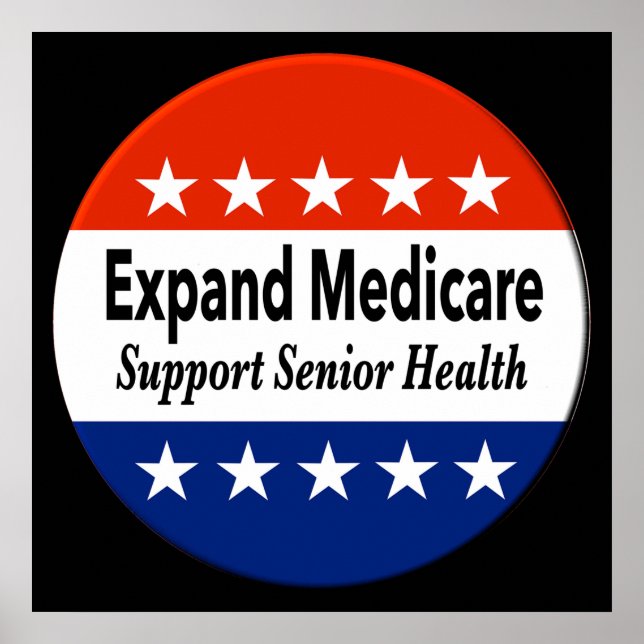 Expand Medicare to Support Senior Health Poster (Front)