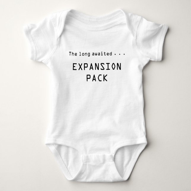 Expansion Pack Video Game Baby Bodysuit (Front)
