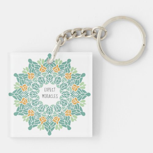 Expect Miracles Keychain