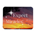 Expect Miracles Sparkle Sunset Get Well Soon Card Magnet Expect Miracles Sparkle Sunset Get Well Soon Card Magnet