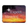 Expect Miracles Sparkle Sunset Get Well Soon Card Magnet