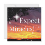 Expect Miracles Sparkle Sunset Inspirational Quote Expect Miracles Sparkle Sunset Inspirational Quote
