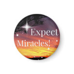 Expect Miracles Sparkle Sunset Inspirational Quote Magnet Expect Miracles Sparkle Sunset Inspirational Quote Magnet