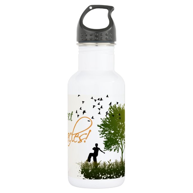 Expect Miracles Stainless Steel Water Bottle (Front)