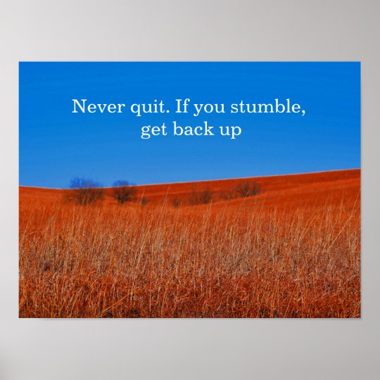 Expect Recovery Motivational Poster