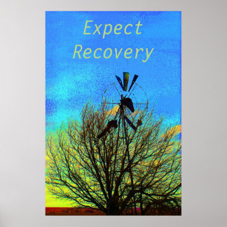 Expect Recovery  Motivational Poster