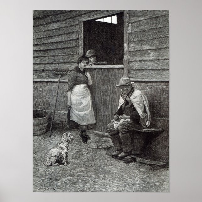 Expectancy, from 'Leisure Hour', 1888 Poster (Front)