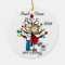 Expectant Couple, Cat Custom Holiday Ornament