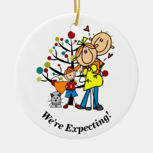 baby on the way ornament