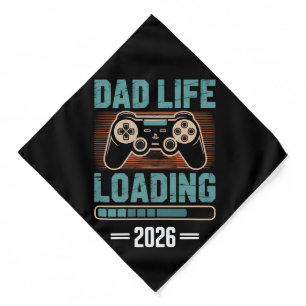 Expectant Father Dad Life Loading 2026 Bandana
