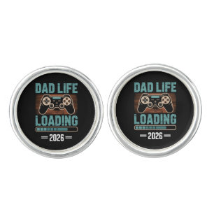 Expectant Father Dad Life Loading 2026 Cufflinks