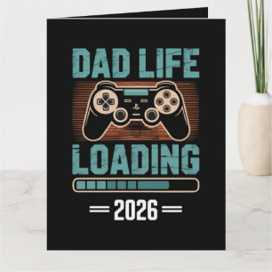 Expectant Father Dad Life Loading 2026 Thank You Card