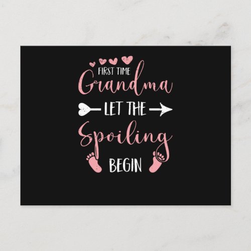 Expectant Grandma Arrow Grandparents Greatest Omi Postcard