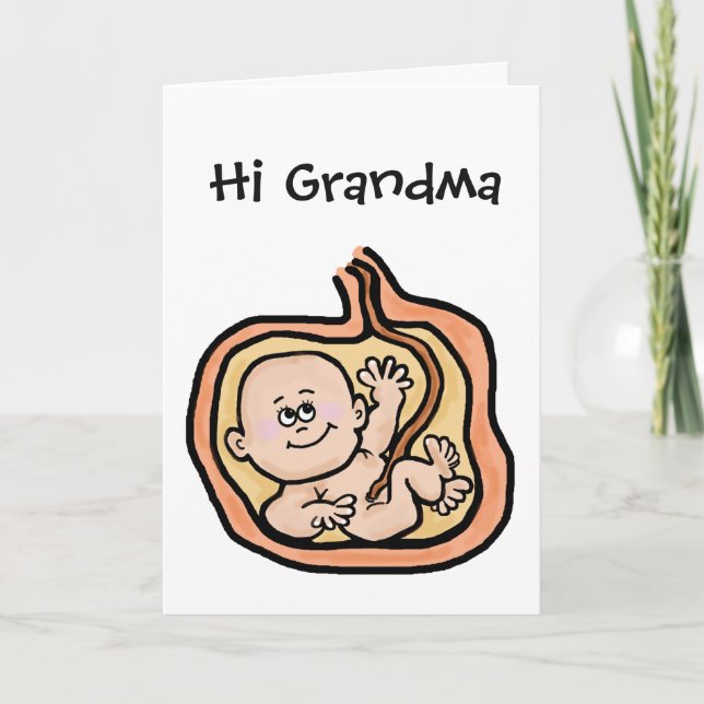 Expectant Grandmother Mother's Day Card (Front)