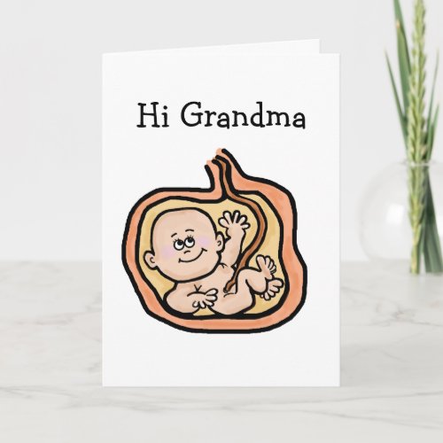 Expectant Grandmother  Mothers Day Card