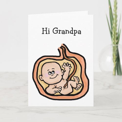 Expectant Grandpa Fathers Day Card
