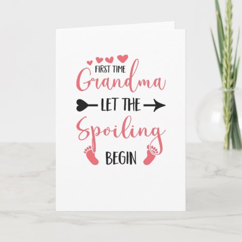 Expectant Grandparents Greatest Omi Arrow Grandma Card