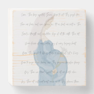 Expectant Mary, Come Thou Long Expected Jesus Sign