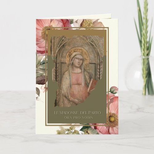 Expectant Mother Pregnancy Religious Mothers Day Card