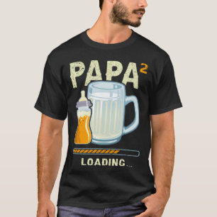 Expectant Papa papa to be future papa 2nd Grandchi T-Shirt