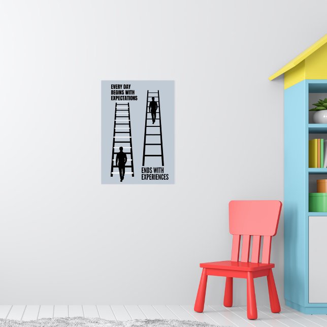 Expectations and Experiences Ladder Motivational Poster (Nursery 1)