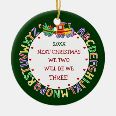 Expecting 1st Baby Christmas Gifts Ornaments