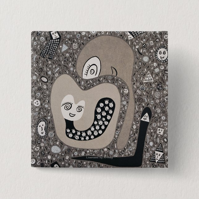 Expecting A Baby Pinback Button (Front)