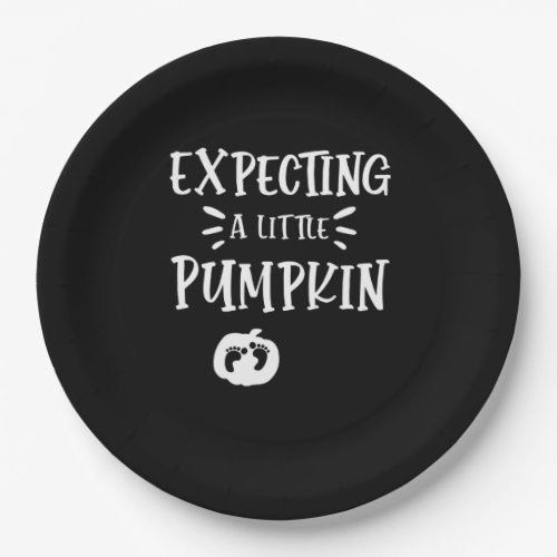 Expecting A Little Pumpkin Paper Plates