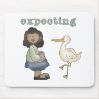 Expecting - African American Mom to Be and Stork