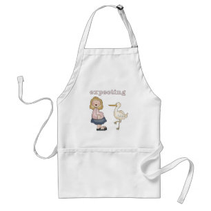 Expecting Baby - Stork Tshirts and Gifts Adult Apron