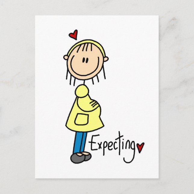 Expecting Baby Tshirts and Gifts Postcard (Front)