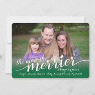 Expecting Christmas Card with Photos